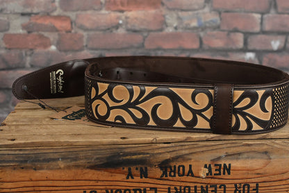 Right On Straps Mojo Series Nashville Premium Guitar Strap Beige