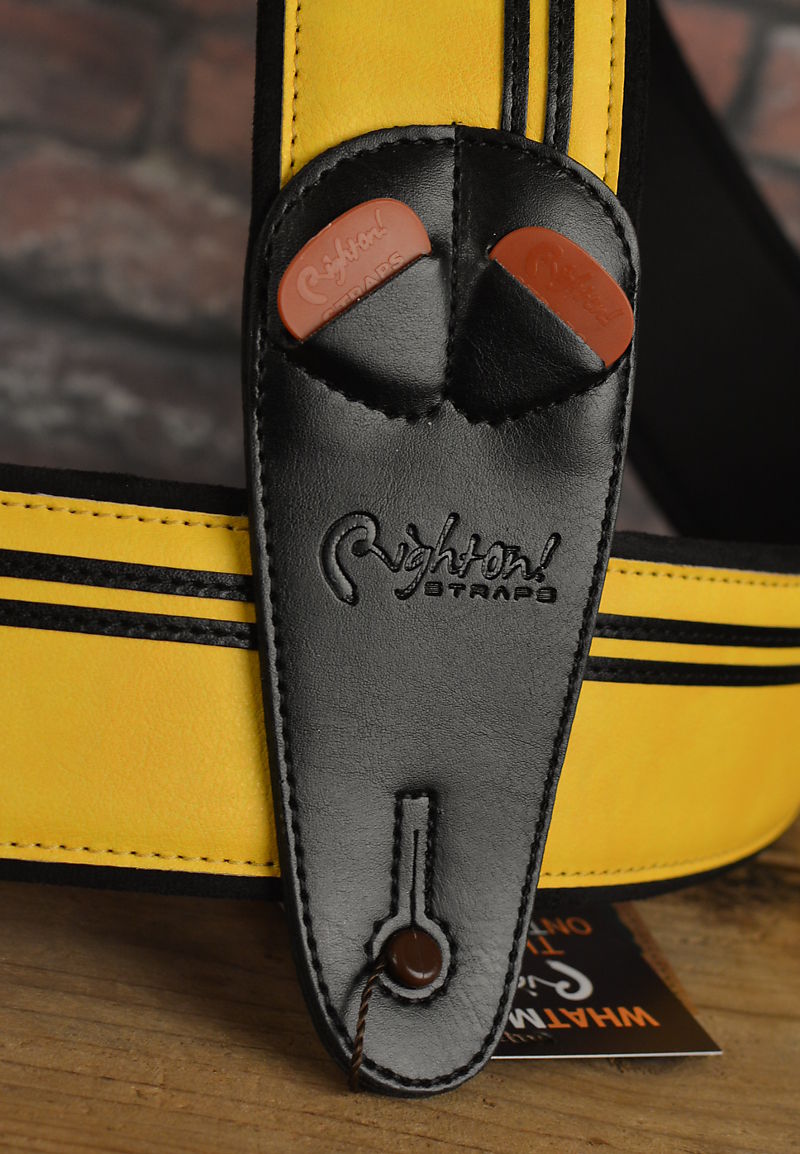 Right On Straps Mojo Series Race Yellow Vegan Strap (Bruce Lee/Kill Bill)