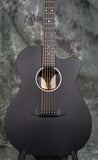 Martin OMC-X1E Jett Black Acoustic Electric Cutaway Guitar & Gigbag