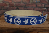 Ace Vintage Reissue Blue/White Peace & Dove Neil Young Guitar Strap