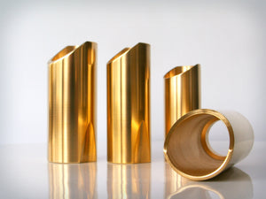Rock Slide Polished Brass Guitar Slide