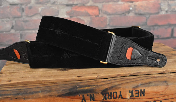 Right On Straps Special Collection Blackstar Black Premium Guitar Strap