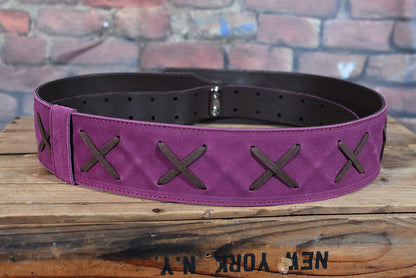 Right On Straps Special Collection David Gilmour Hendrix Purple Premium Guitar Strap