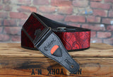Right On Straps T-Paisley velvet Red Talisman Strap