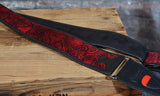 Right On Straps T-Paisley velvet Red Talisman Strap