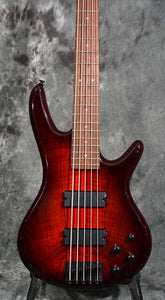 Ibanez GSR205SMCNB Gio 5-String Bass Spalted Maple Charcoal Brown Burst