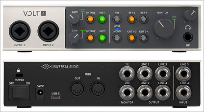 Universal Audio Volt 4 Bus-Powered USB Audio Interface