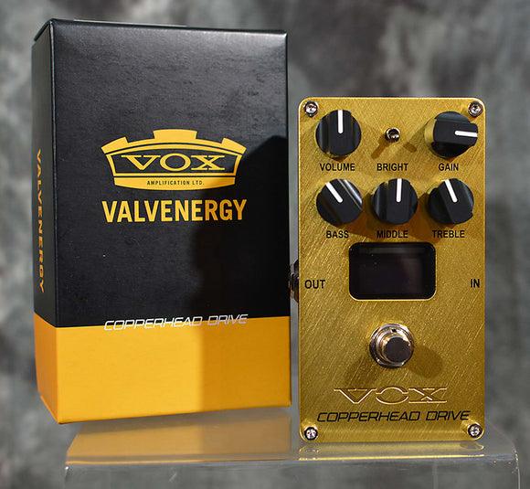 Vox VE-CD Valvenergy Copperhead Drive Nu Tube Preamp Guitar Effects Pedal