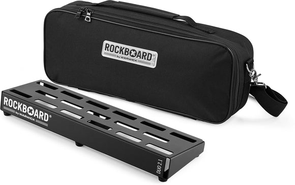 Rockboard Duo 2.1 Compact Mini Pro Pedal Board with Gig Bag