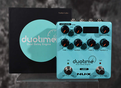 NuX NDD-6 DuoTime Dual Delay Engine Pedal Verdugo Series