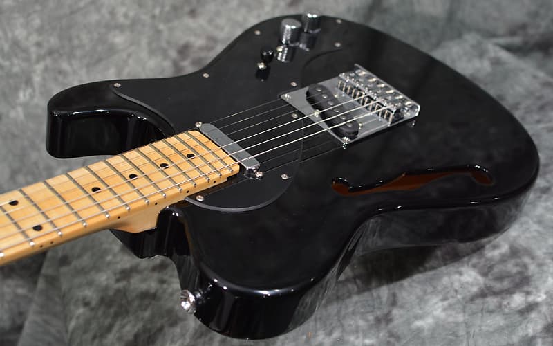 Tagima T-920 Black Gloss Brazil Series Hollowbody Tele