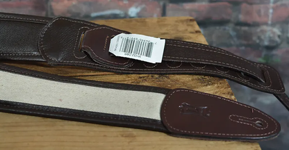 Levy's MHG2-DBR 2.5" Wide Hemp Guitar Strap Dark Brown