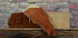 Franklin FSS2-H-RU 2.5” Sedona Suede w/Rust Suede End Tabs