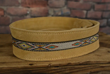 Franklin FSS-H-SW Original Suede Leather Premium Guitar Strap Honey Southwest Style