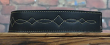 Franklin GSA-BK-NBS Leather & Chrome Guitar Instrument Strap