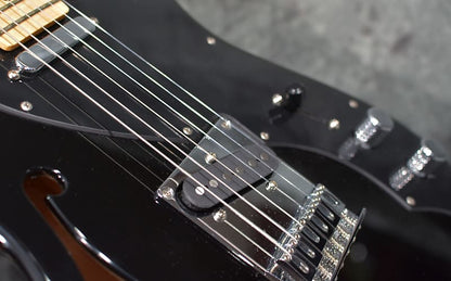 Tagima T-920 Black Gloss Brazil Series Hollowbody Tele