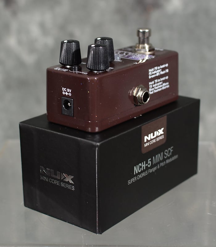 nux mini pedals NuX NCH-5 Mini Super Chorus Flanger & Pitch Modulation