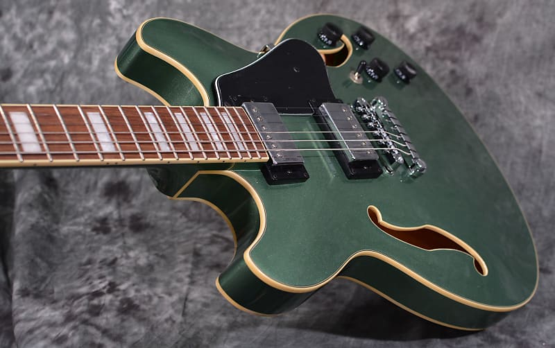 Ibanez AS73 OLM Artcore Semi-Hollow Olive Green