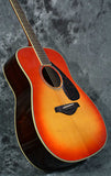 Yamaha FG830 Dreadnought Acoustic Autumn Burst