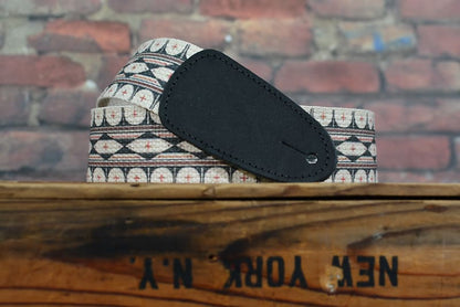 Henry Heller HDHCP-02 2" Cotton Printed Design Leather Ends